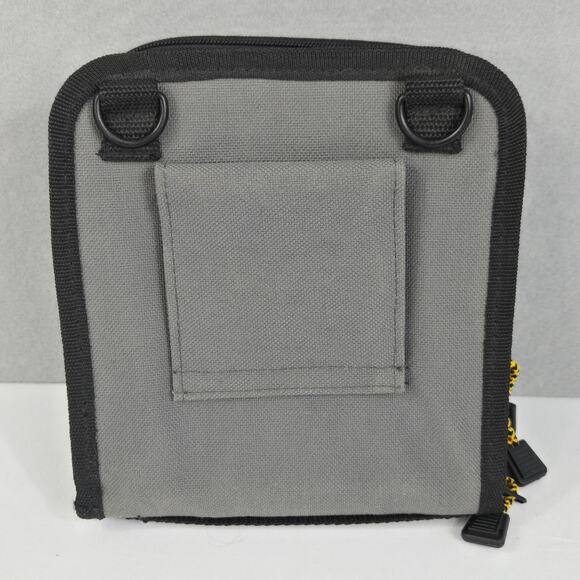 DVD/CD Soft Canvas Zippered Storage Case Soft Sleeve Holder for 24 DVD's or CD's - Picture 3 of 9